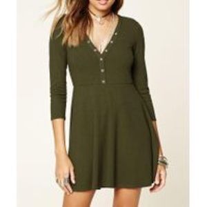 Olive/Army Green Forever 21 Dress